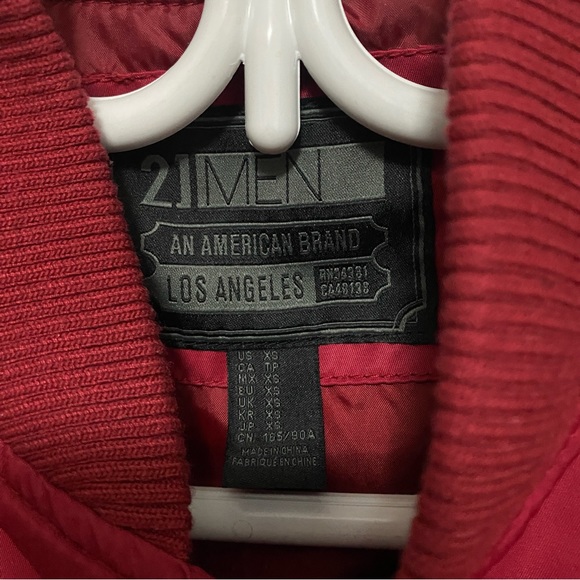 Forever 21 Men’s Red Varsity Jacket XS - Picture 3 of 5